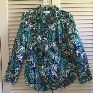 Women’s Long Sleeved Button Down